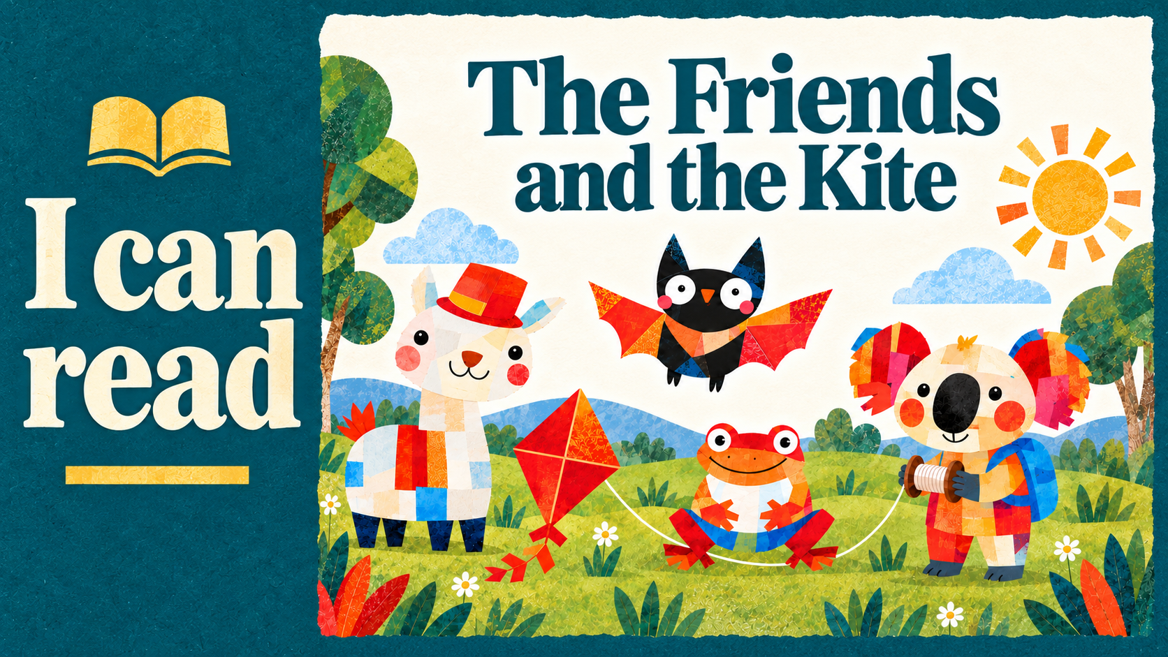 I can read · The Friends and the Kite の表紙