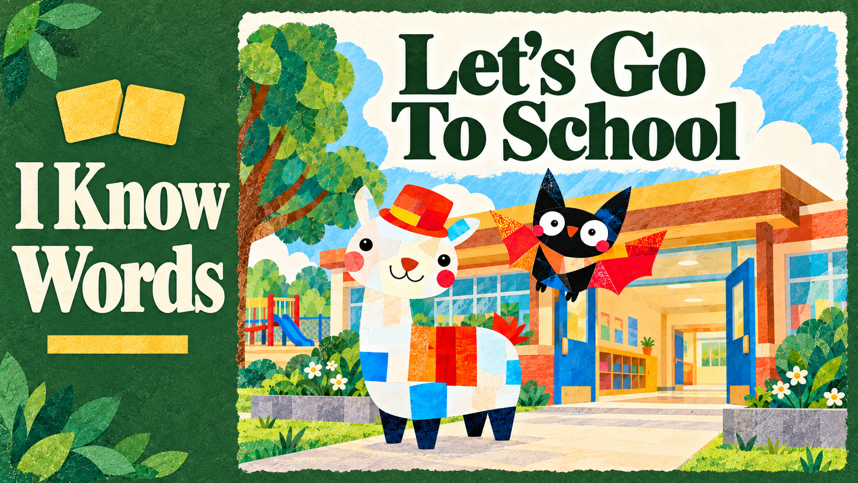 I Know Words · Let’s Go to School の表紙